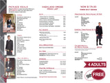 Highland Dress Package Deals