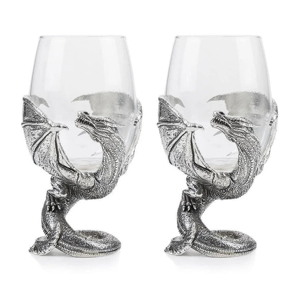 Dragon Wine Glass Pair