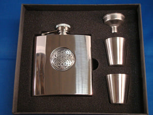 Flask Set Hip - Celtic Knot