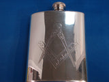 Flask Pewter - Masonic