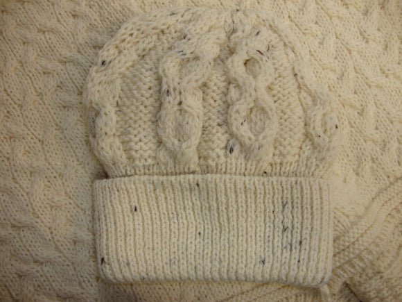 Arran Knit 100% Wool Hat
