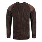 Men's Suede Patch 100% Wool Sweater