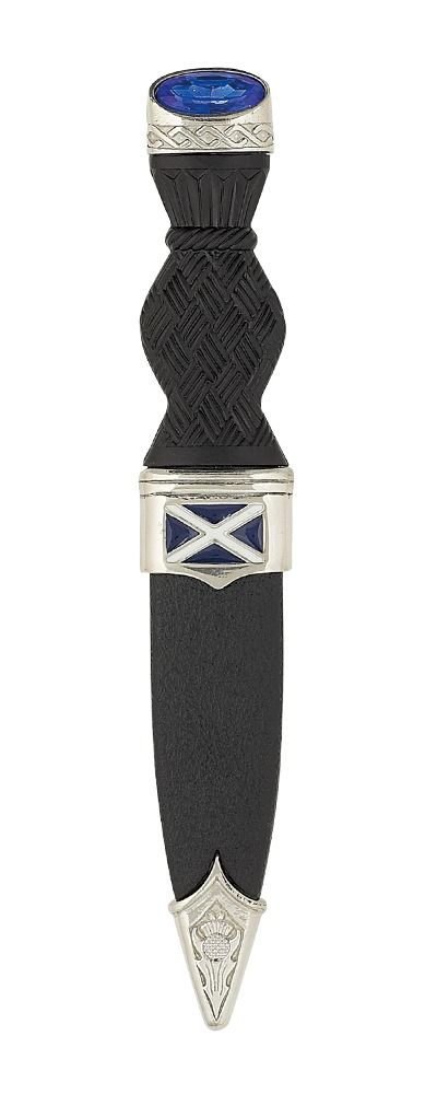 Saltire Ceremonial Sgian  with Stone Top