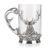 Stag Pewter Glasses Pair